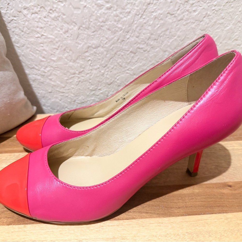 Kate Spade Pink and Orange Heels